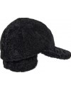 Futrzana czapka Paula- czarny